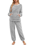 Women’s Fleece Pajama Set – 2-Piece Long Sleeve